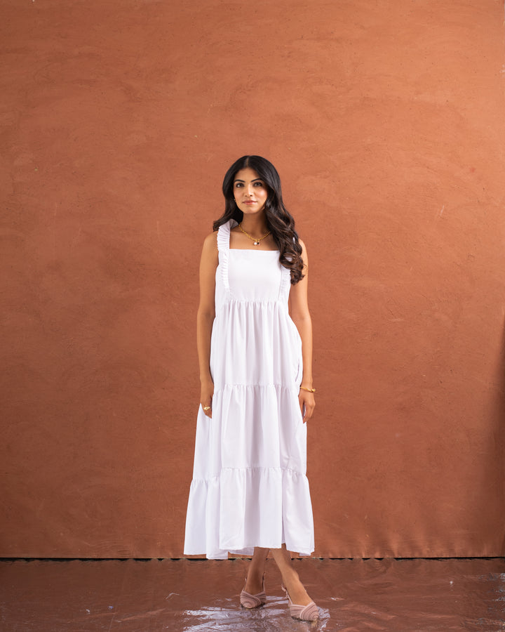 Dawn dress - white Maxi Dress | Pincode21