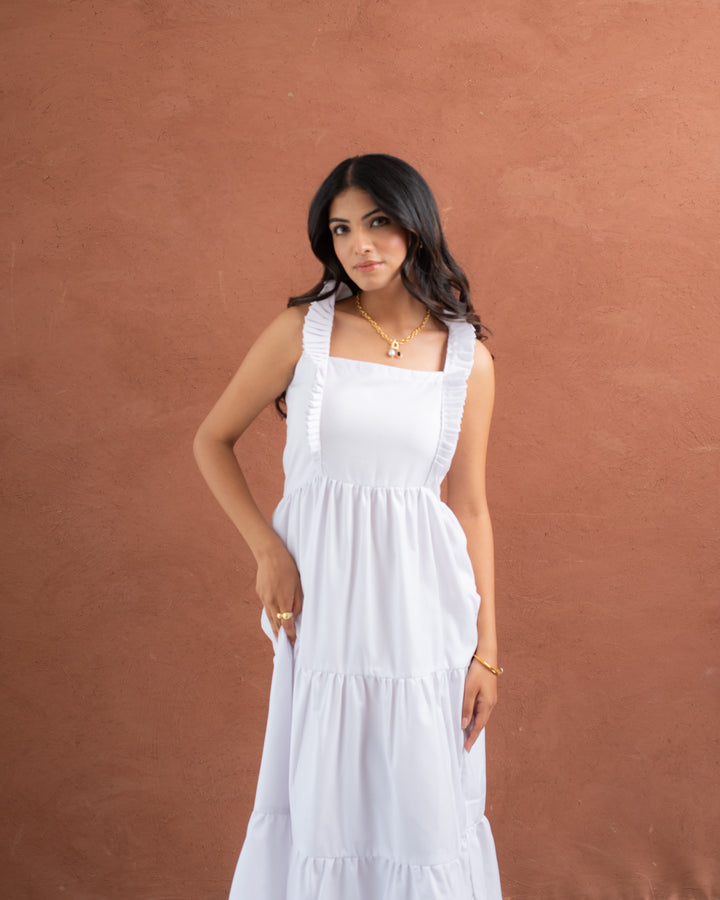 Dawn dress - white Maxi Dress | Pincode21