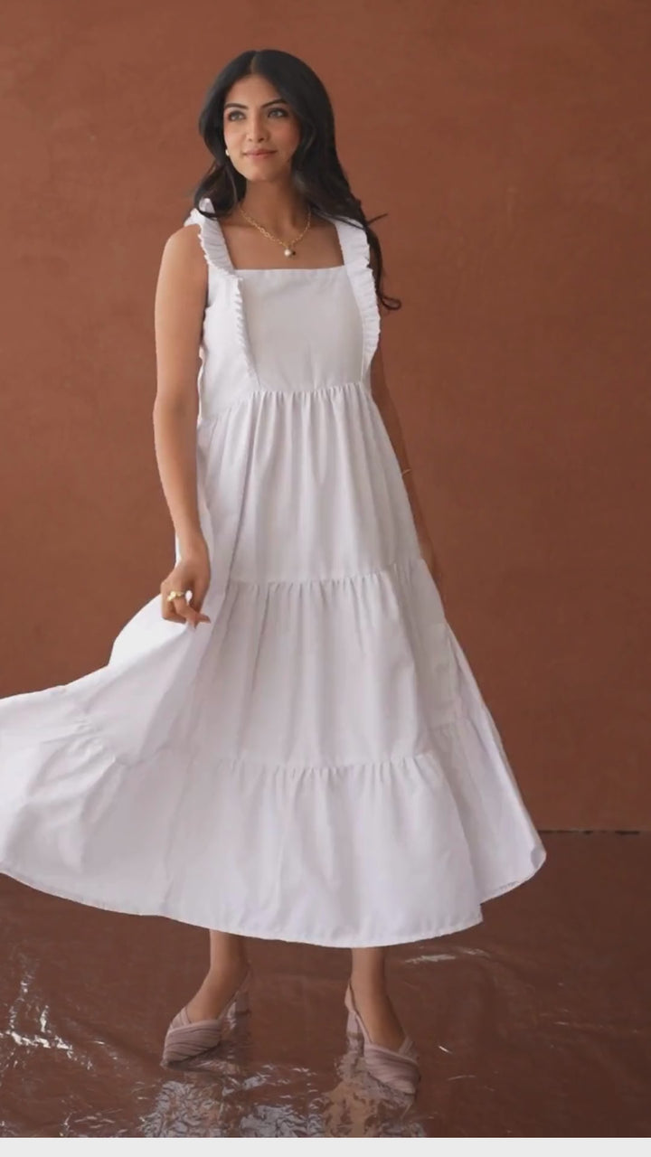 Dawn dress - white Maxi Dress | Pincode21